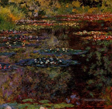 Fleurs impressionnistes œuvres - Nymphéas IX Claude Monet Fleurs impressionnistes